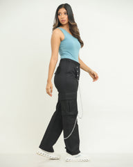 Steel Blue One Shoulder Bodysuit