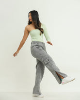 One Shoulder Long Sleeve Bodysuit