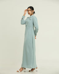 Rida Gathered Long Dress