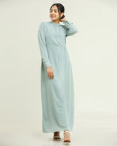 Rida Gathered Long Dress