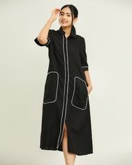 Liza Loose Fit Linen Dress