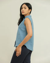 Miranda Button Down Linen Top