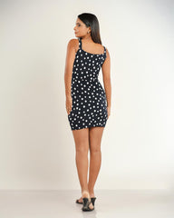 Polka Desire Bodycon Dress