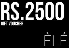 Gift Card - RS.2500