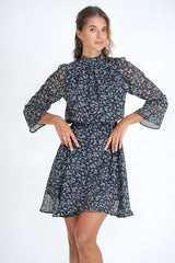 Split Back Short Dress