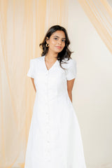 Emily Button Down Mid Dress