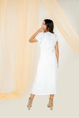 Emily Button Down Mid Dress