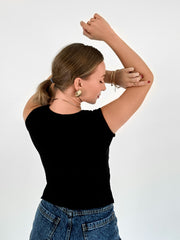 Drip Effect Crop Top