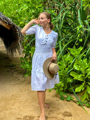 Snow White Puff Sleeve Dress