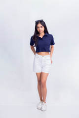 Hush Polo Crop Top