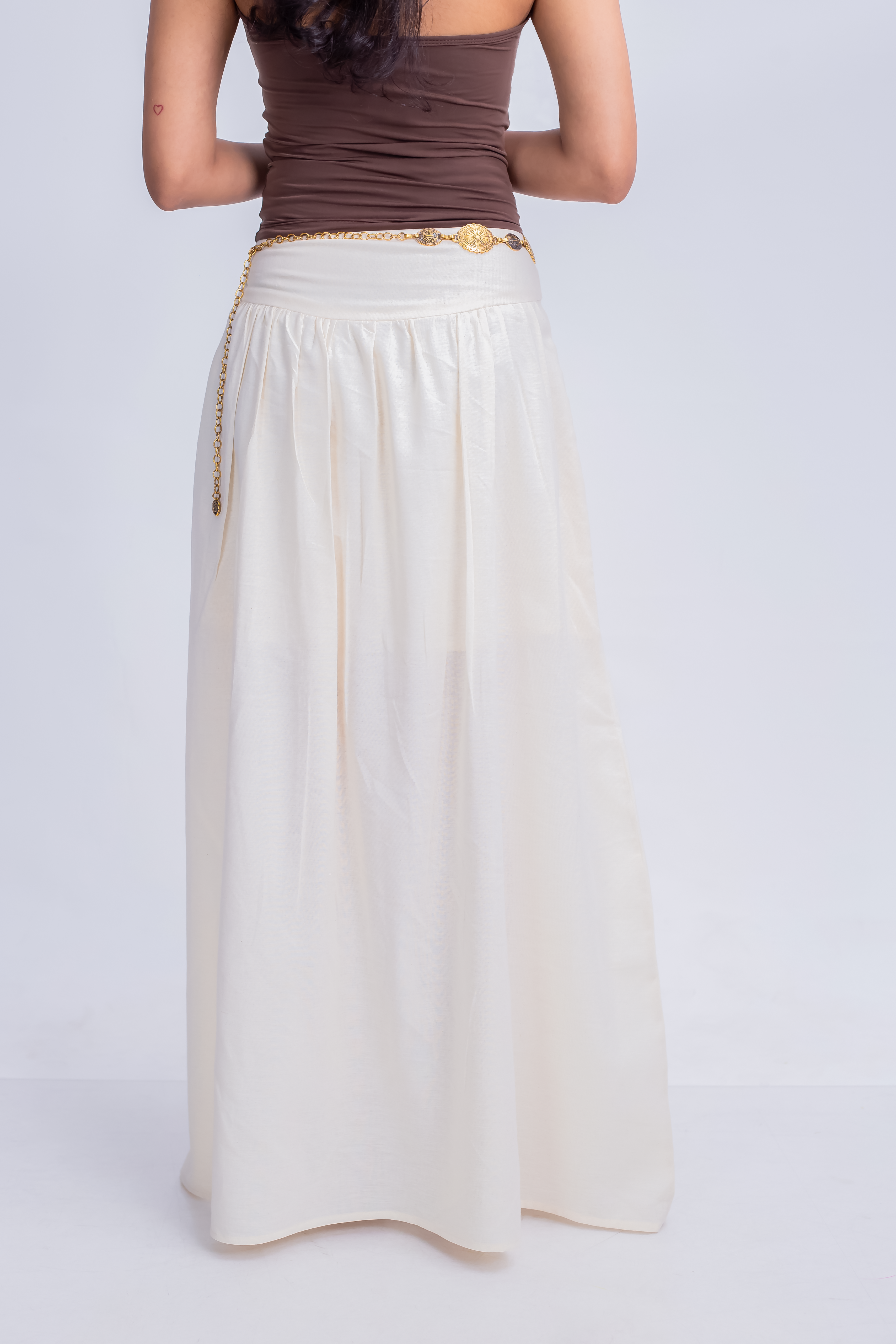 Linen Luma Long Skirt