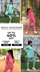 Sweat Attitude Top And Pant Set