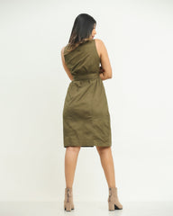 Forest Knot Button Down Dress