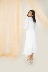 Sheer Talks Flowy Long Dress