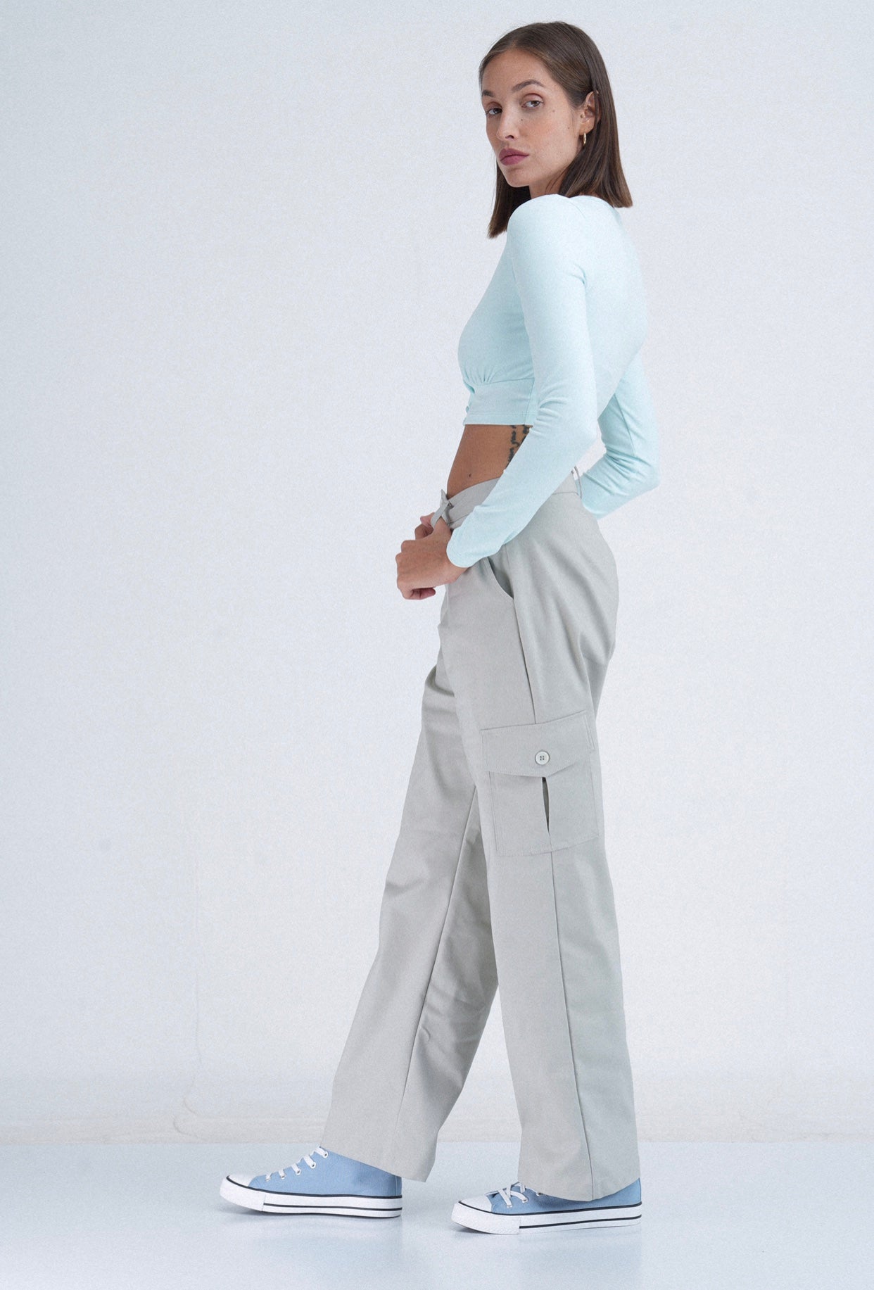 Wide Leg Cargo Pant – ÈLÉ Sri Lanka