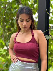 Halter Cami Top with Belly Band