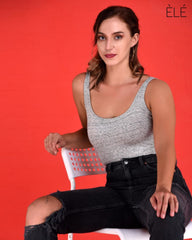 Scoop Neck Tank Bodysuit