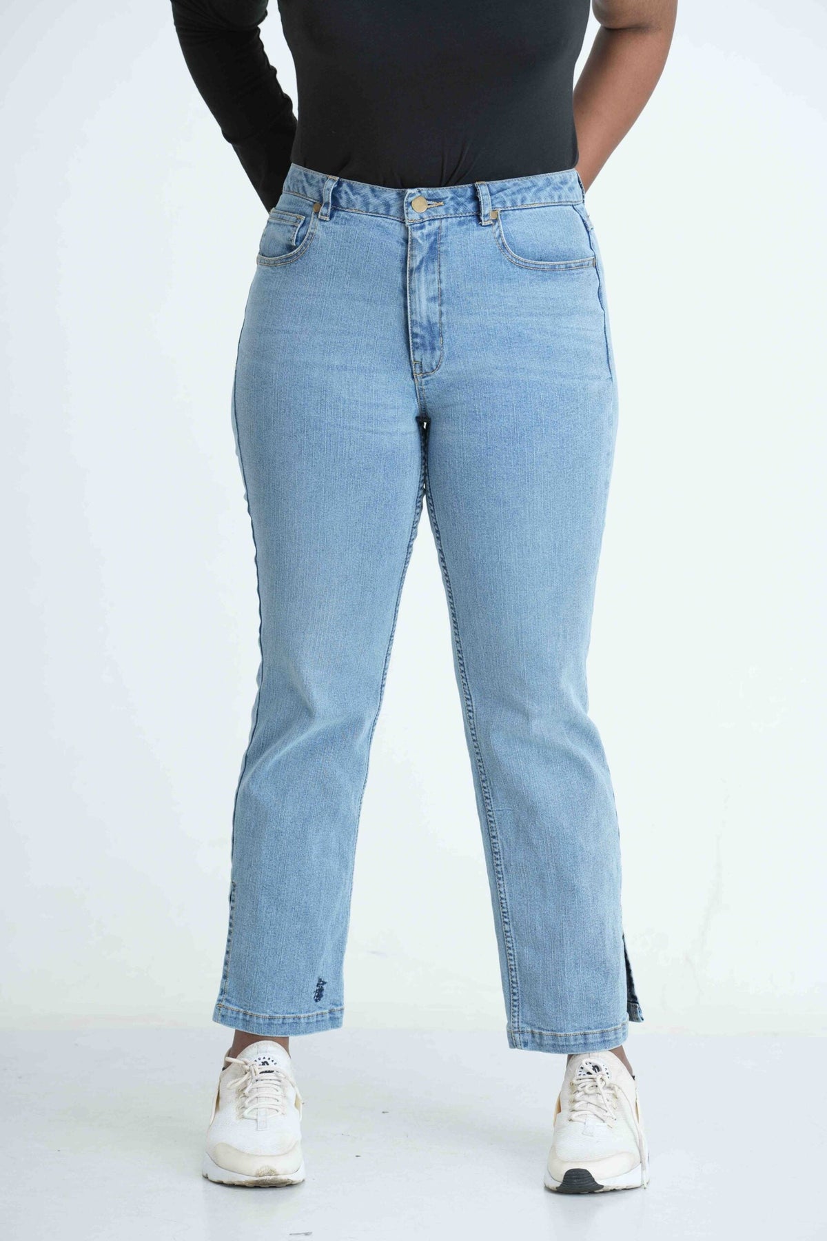 Straight Cut Denim Pant