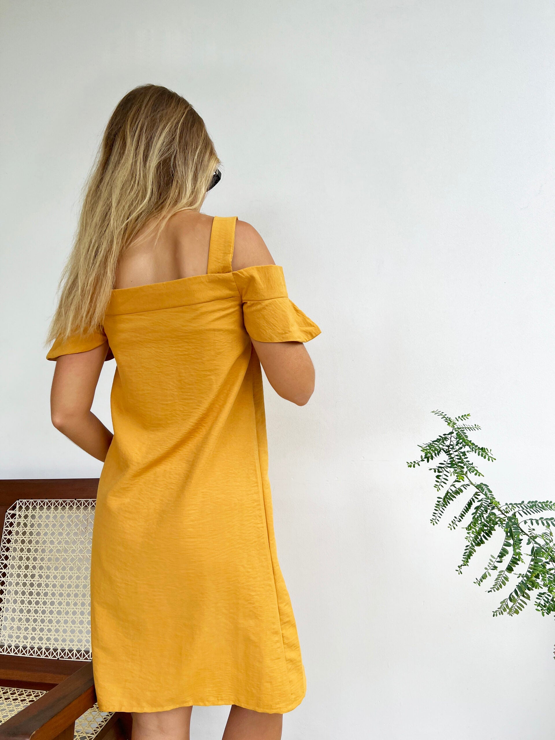 Cold Shoulder Shift Dress