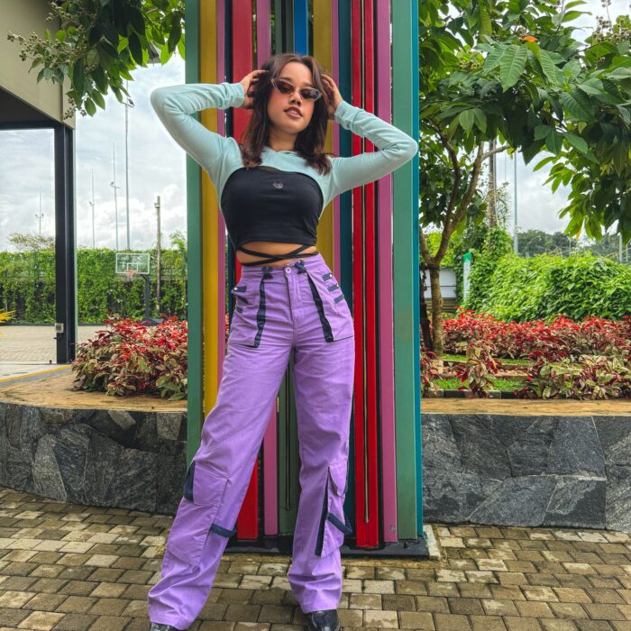 Violet Vibe Cargo Pant